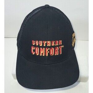Southern Comfort Cap Black Adjustable Snapback Trucker Hat Spirit Of New Orleans